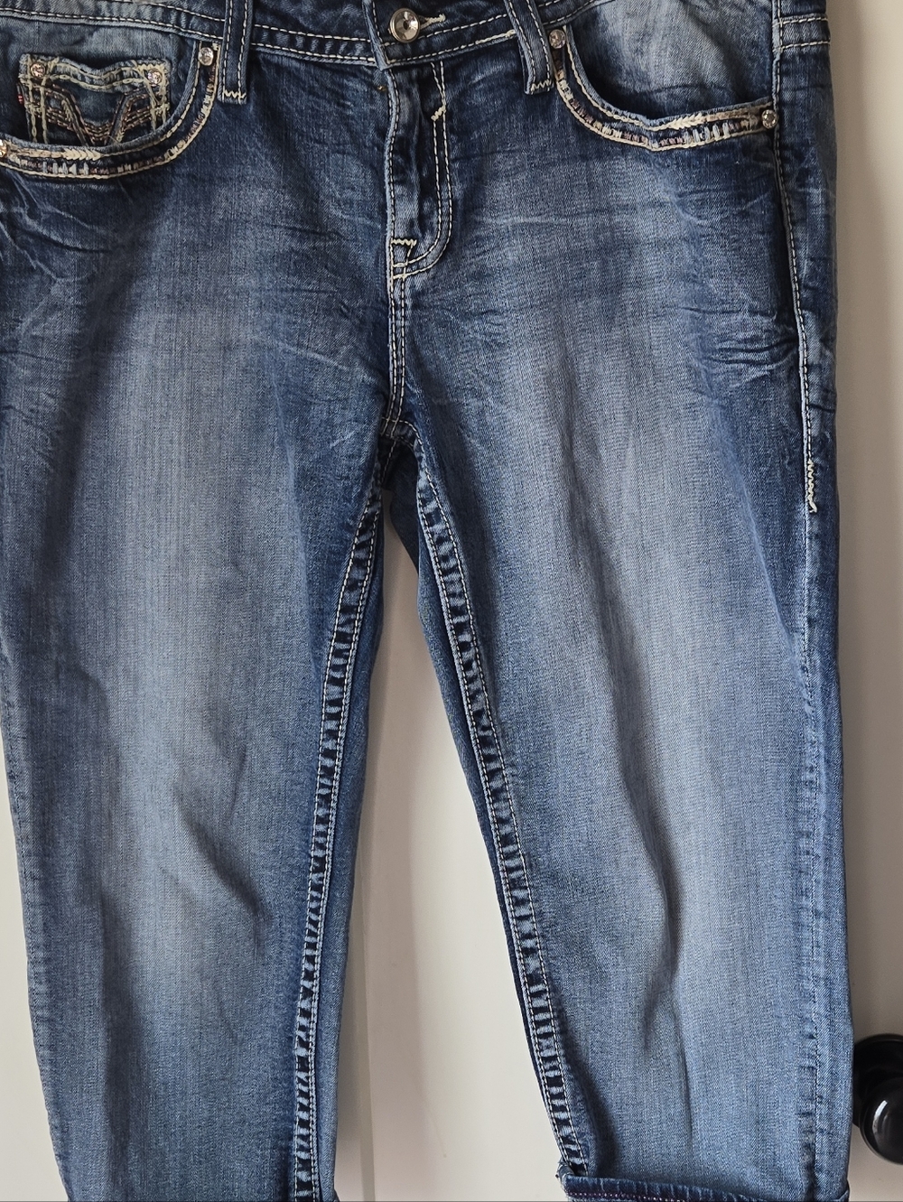 Vigoss Bootcut Women’s Jeans Sz13/14 L21 Heritage Capri